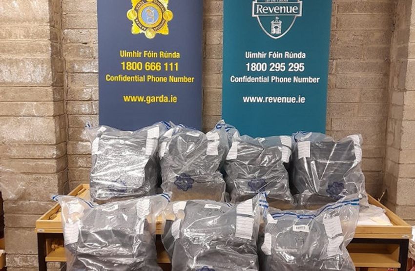  One man charged and a third arrested following €1.25 million cannabis seizure in Kildare