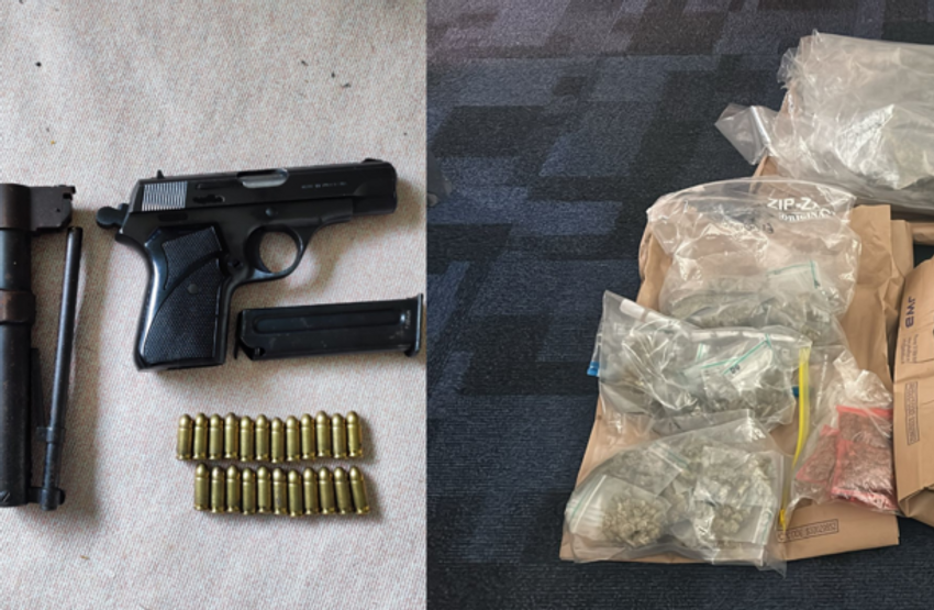  Two arrested as Gardaí seize firearms and cannabis in Dublin