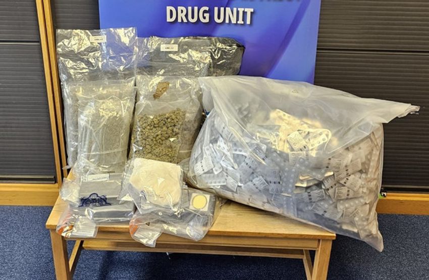  Tablets, cocaine, heroin and cannabis seized during house search in Dublin