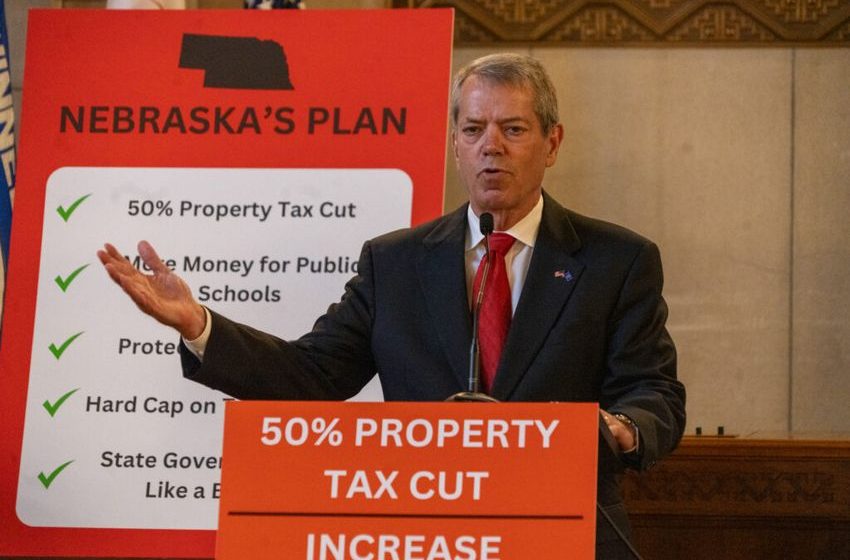  Nebraska Gov. Pillen formally calls special session for property tax relief
