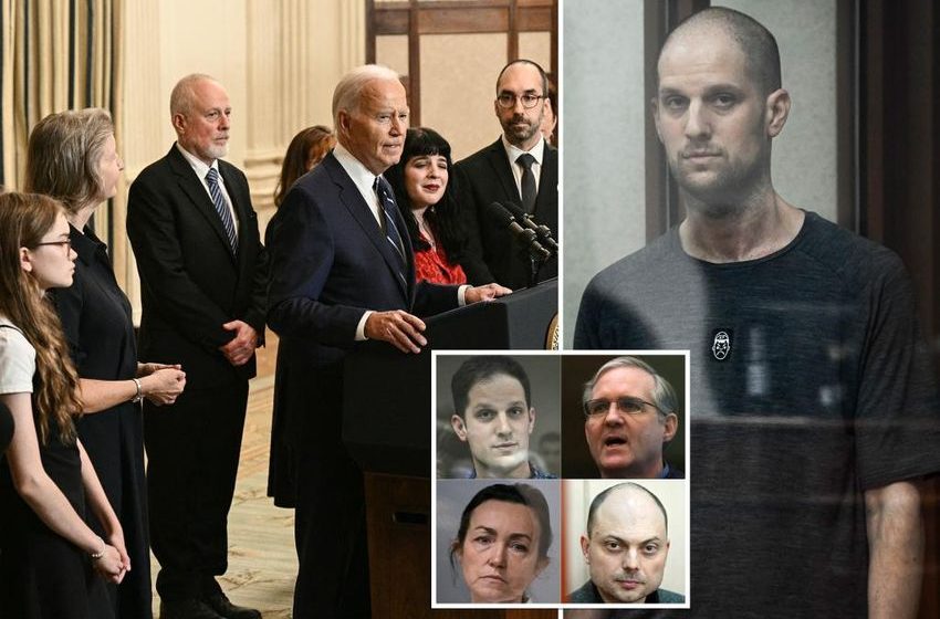  President Biden speaks on Evan Gershkovich prisoner swap: ‘Their brutal ordeal is over’