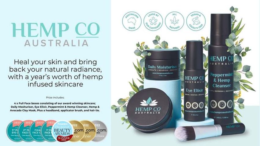  Win a Year’s Supply of Hemp Based Skincare Products from Green Friday + Hemp Co Australia