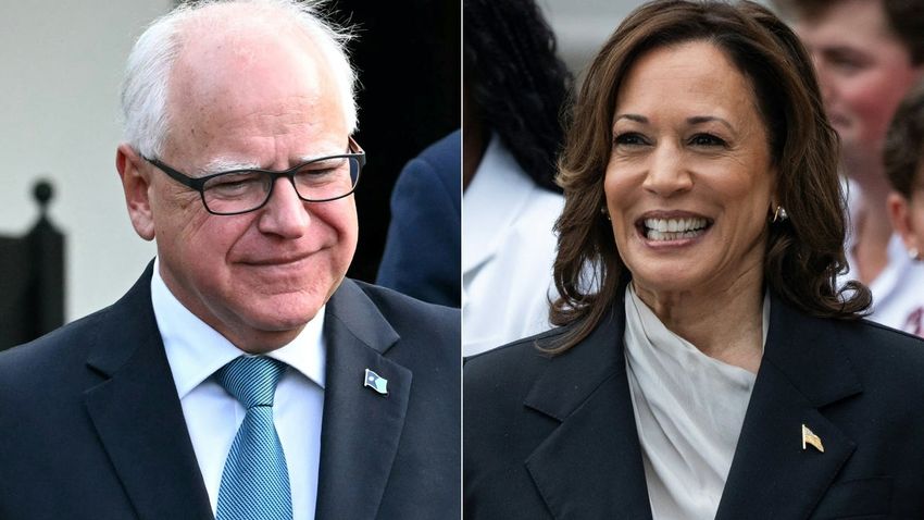  Kamala Harris Picks Tim Walz as VP Running Mate for 2024 Election