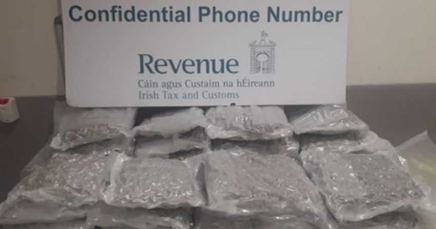  Herbal cannabis worth about €370,000 seized by Revenue