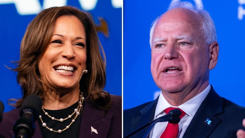  Vice President Kamala Harris names Minnesota Gov. Tim Walz as her running mate: AP