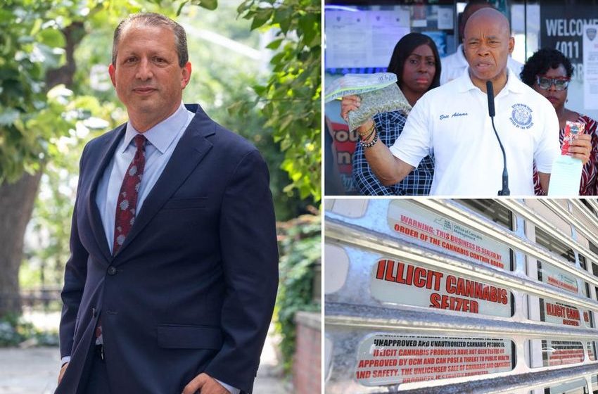  Eric Adams’ illegal pot shop crackdown sparks official probe by Brad Lander as the two face off for NYC mayor