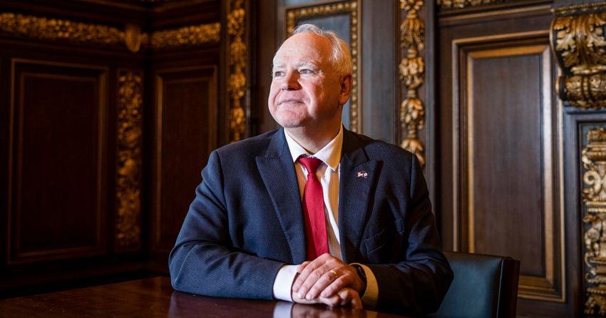  Harris picks Minnesota Gov. Tim Walz for running mate