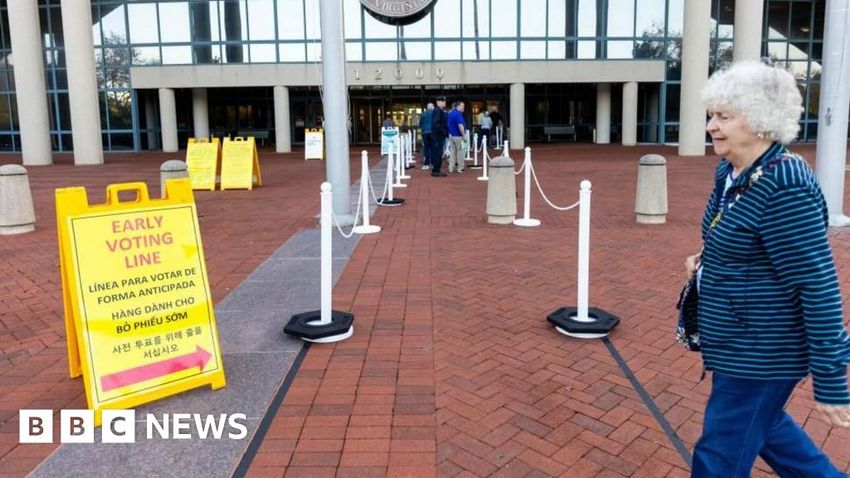  First in-person votes cast in US presidential election