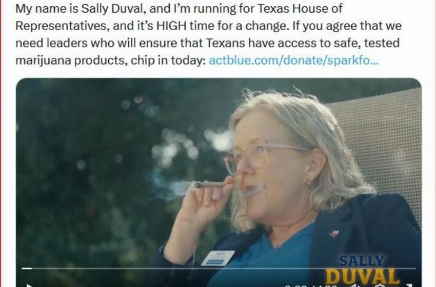  Texas Democrat demonstrates her pot-smoking skills in campaign video on social media