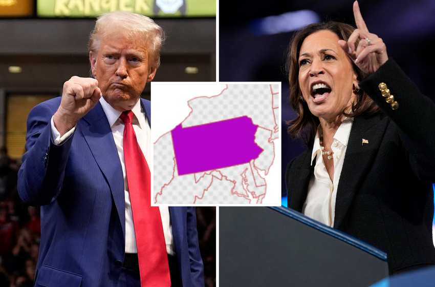  Kamala Harris Stumps in City Still Owed $40K by Trump Campaign