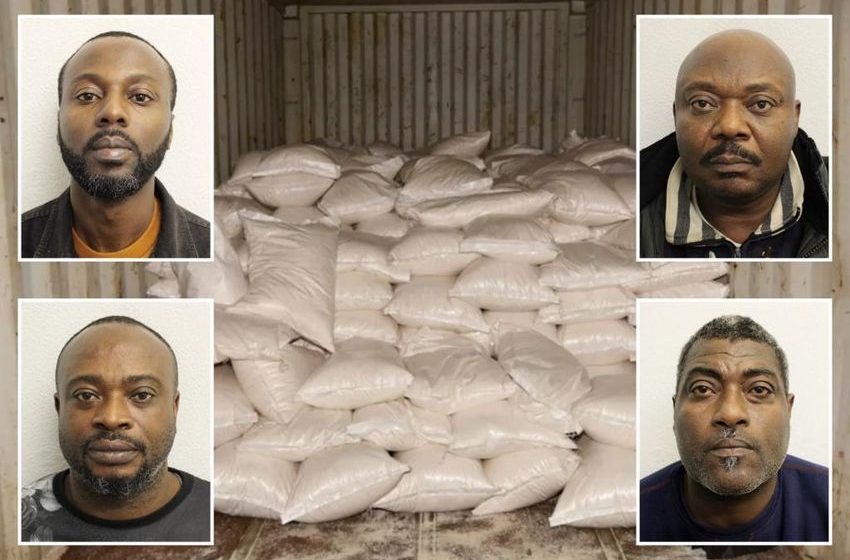  Four men jailed after smuggling millions of dollars worth of marijuana to UK