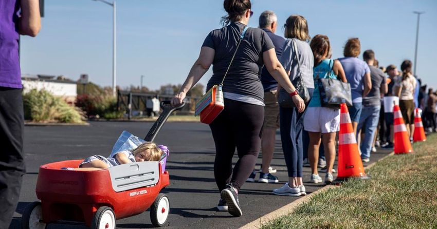  St. Louis region early voters face traffic jams, long waits to ‘get this done’