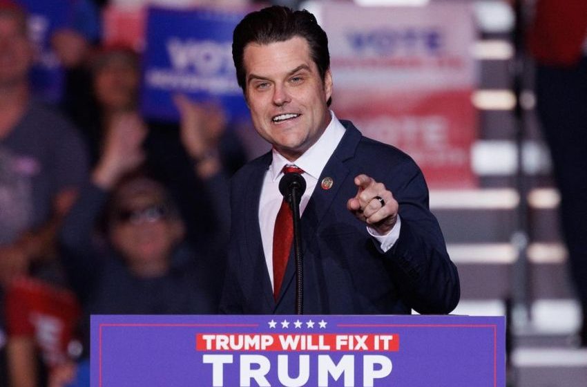  Matt Gaetz is the perfect MAGA attorney general