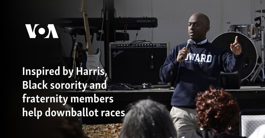  Inspired by Harris, Black sorority and fraternity members help downballot races