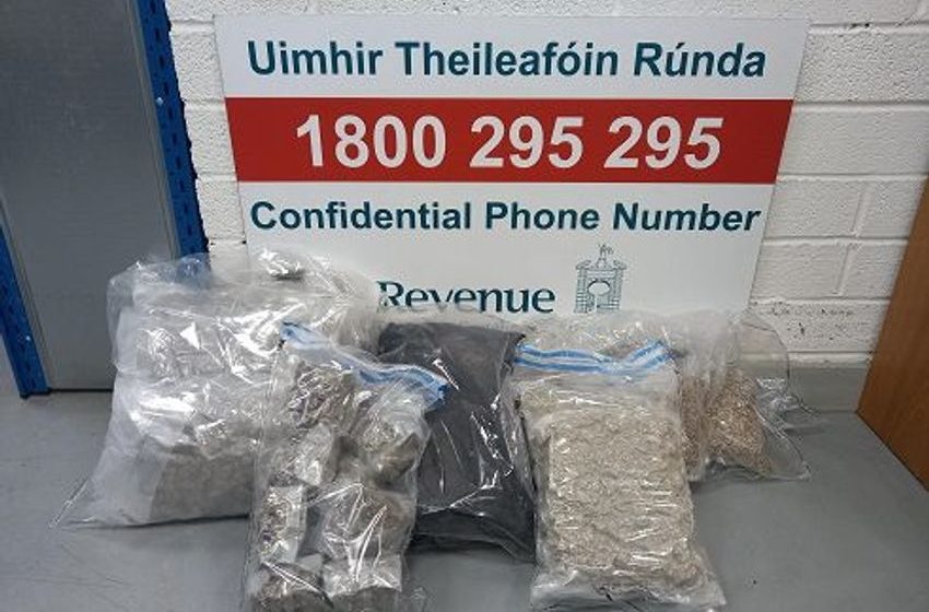  Revenue seize drugs, cigarettes and alcohol worth almost €320k