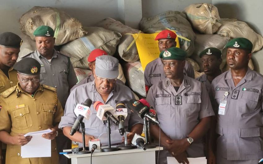  PHOTOS: Ogun customs seizes N117m illicit drugs