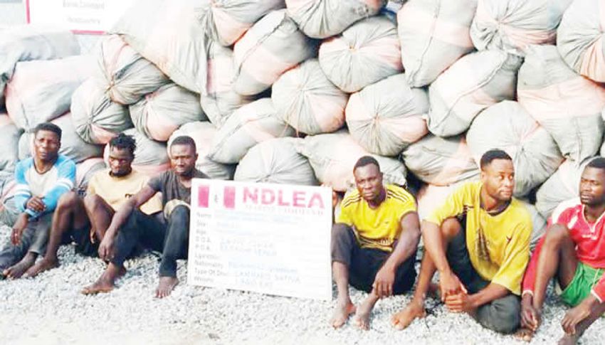  NDLEA arrests six foreigners with drug-laden boats at Lagos beach