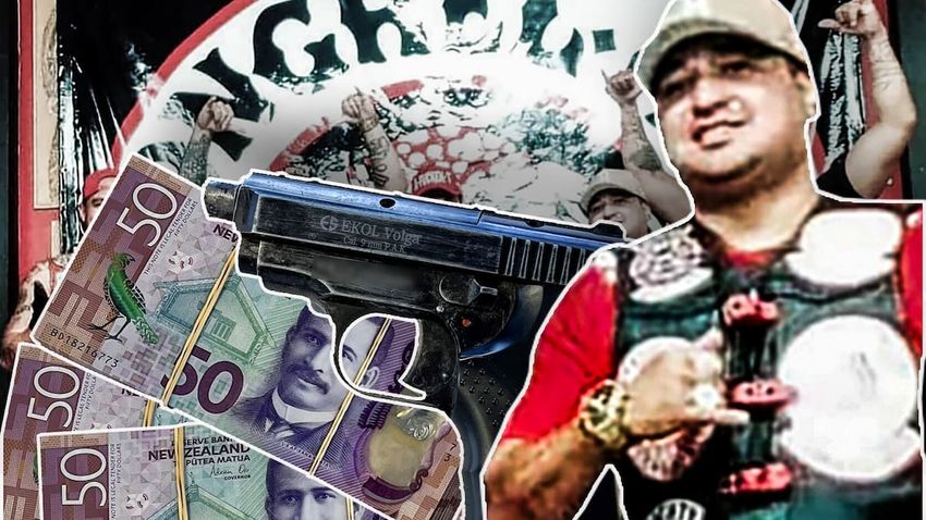  Mongrel Mob boss caught with $68,000 in Louis Vuitton handbag was dealing drugs across North Island