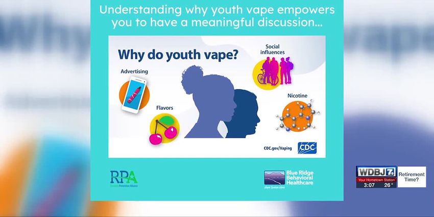  Blue Ridge Behavioral Health explains ways to talk to children about vaping