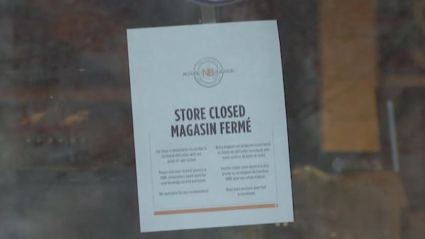  New Brunswick Liquor stores closed, Cannabis N.B. accepting cash-only due to security concerns