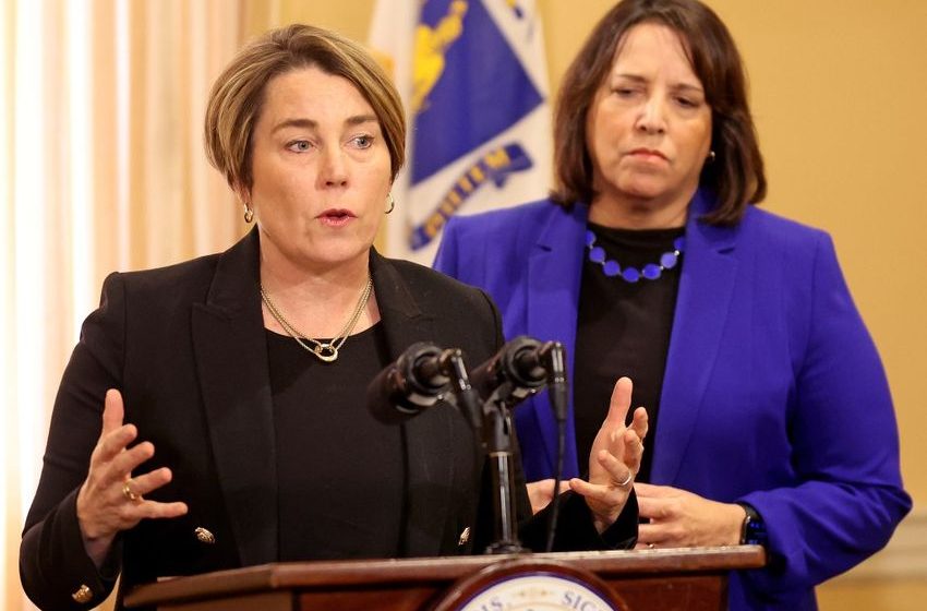  Healey pledges review of biz regs, charts path forward for high school graduation requirements