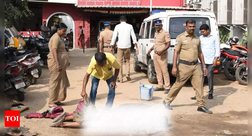  Tamil Nadu man attempts suicide by self-immolation at police station over son’s arrest