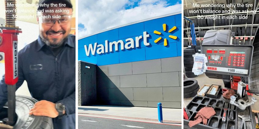  ‘Thankfully I opened it up and checked’: Auto shop worker says car’s tires wouldn’t balance. Then he sees what Walmart tech left inside