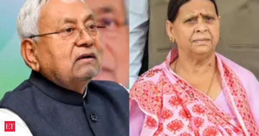  After spat with Bihar CM Nitish Kumar, his predecessor Rabri Devi alleges he is ‘high on cannabis’