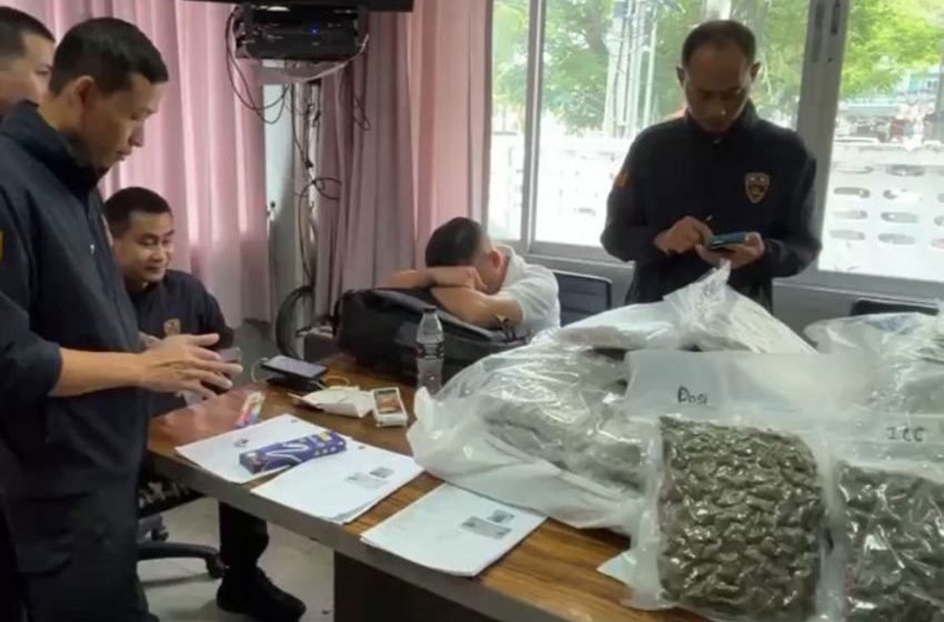  Another 110kg of cannabis seized at Samui airport