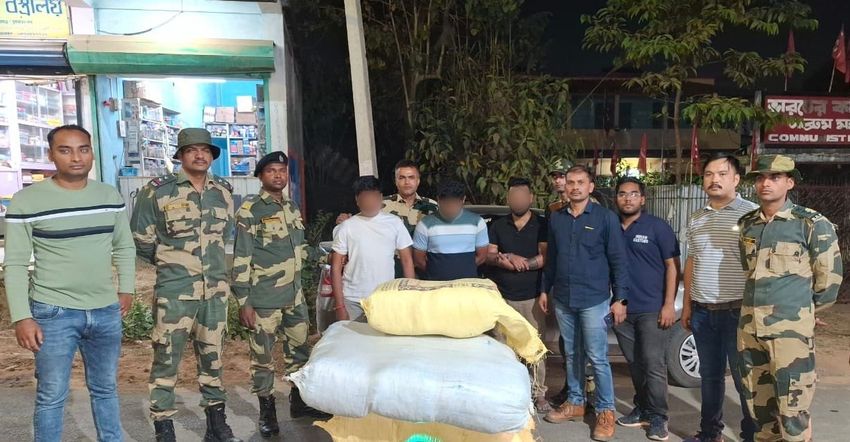  100 kg cannabis recovered in Tripura, 3 held