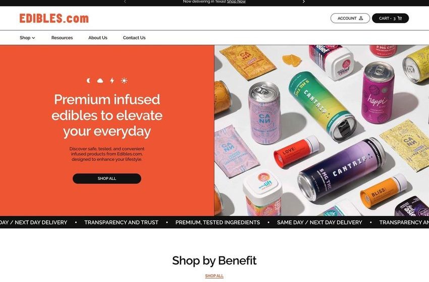  Iconic Consumer Company Edible Brands Launches New Hemp Delivery Site