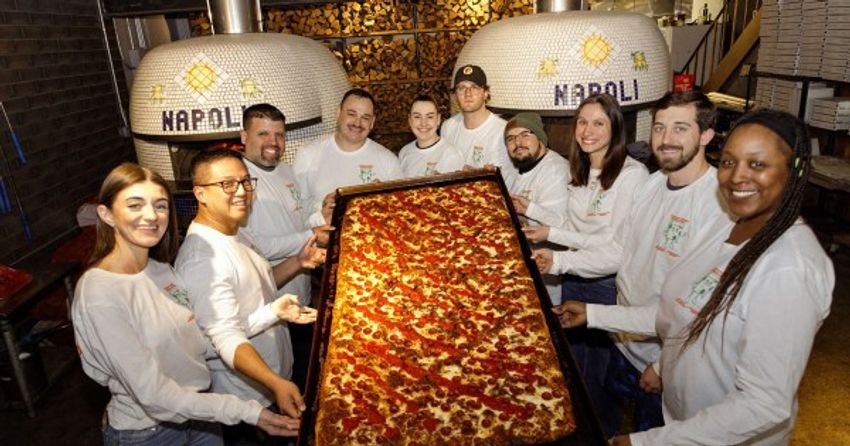  Chicago Dispensary Dishes Up the World’s Largest Weed Pizza for Pi Day